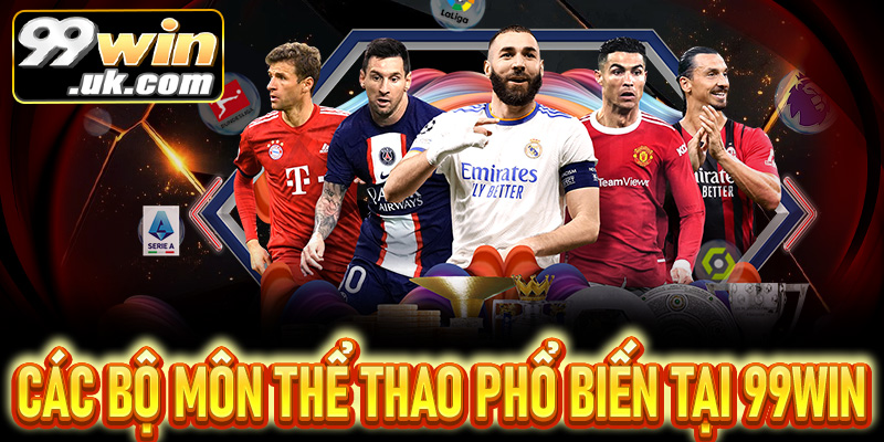 Các bộ môn thể thao phổ biến tại 99Win